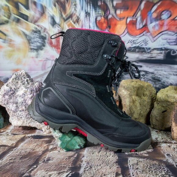 Columbia Black Waterproof Boots  sz 7 Womens - Picture 4 of 15